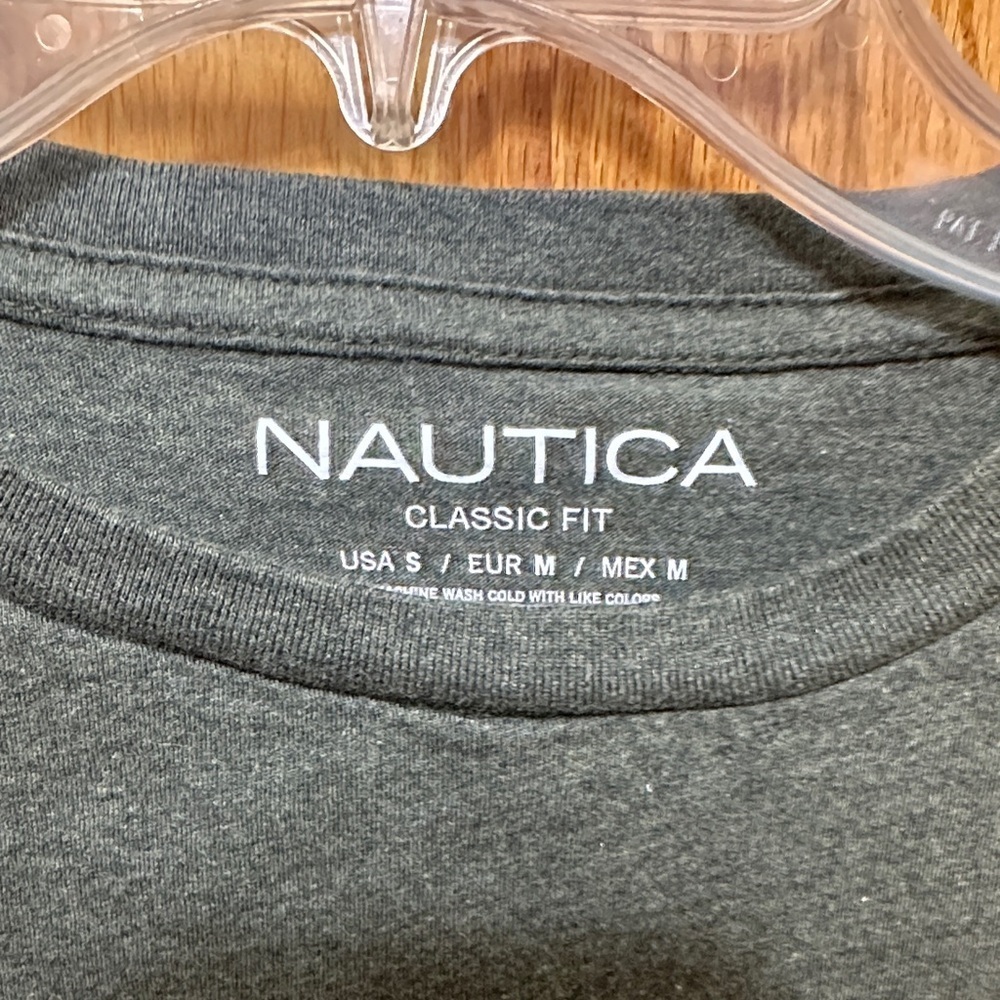 J. Nautica Men's Forest Green Short Sleeve Tee - Picture 2 of 5
